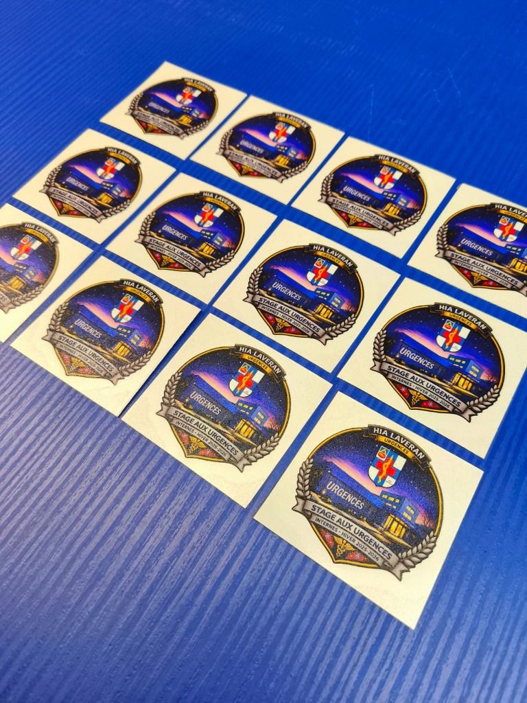 Lot étiquettes personnalisées