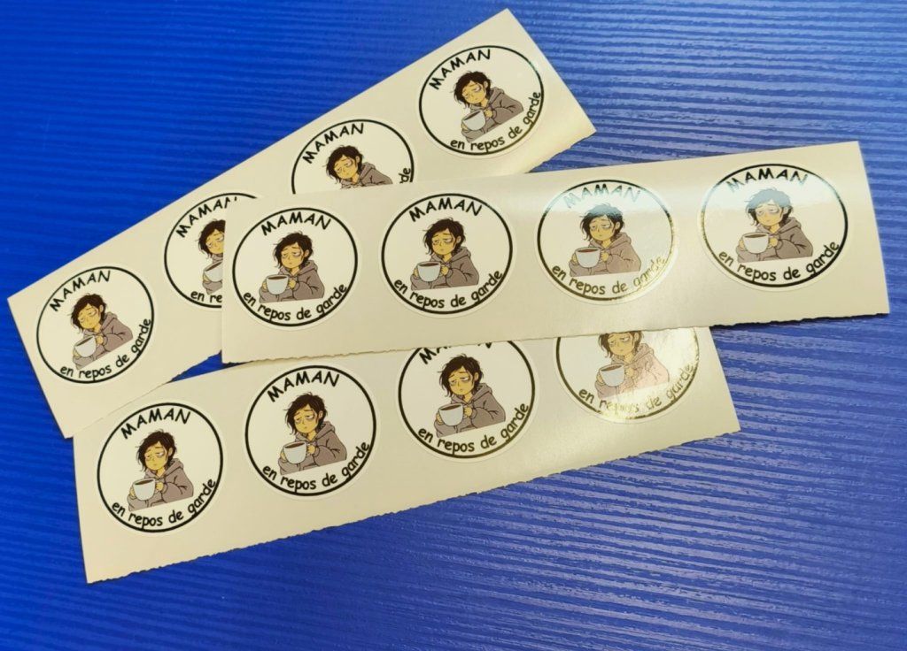 Lot étiquettes personnalisées