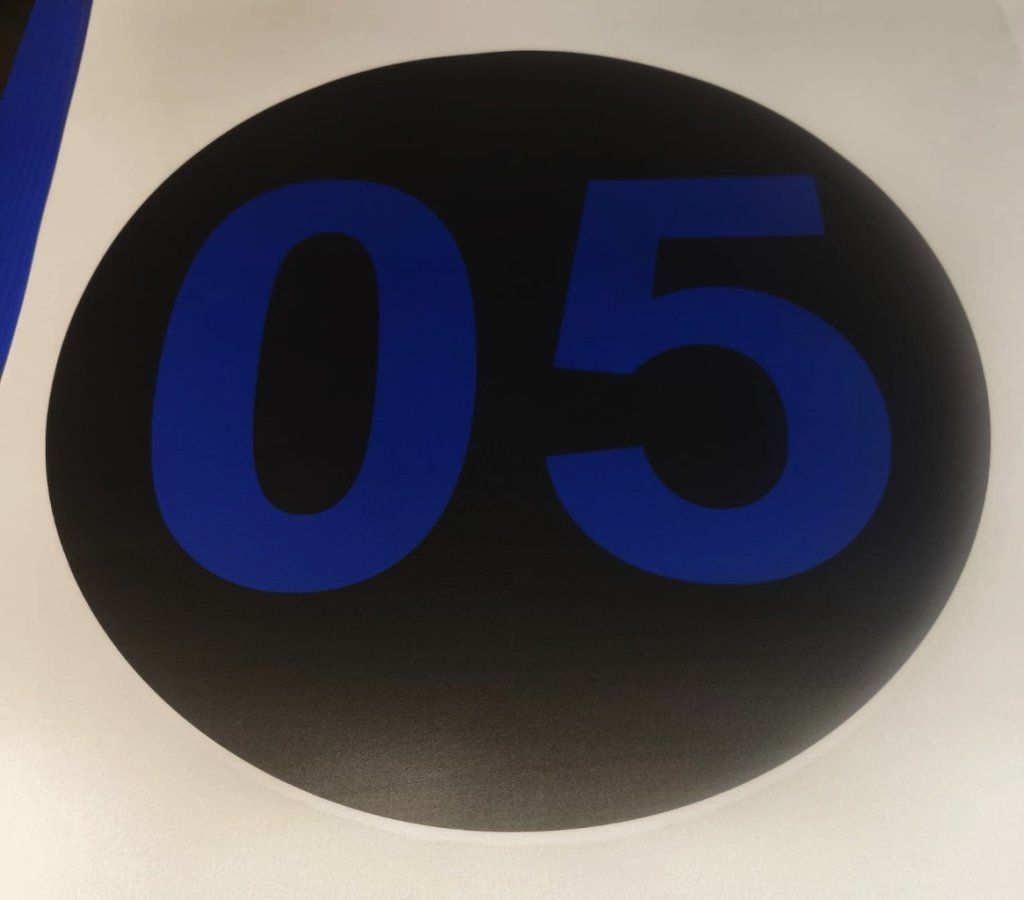 Sticker Autocollant Numéro personnalisé