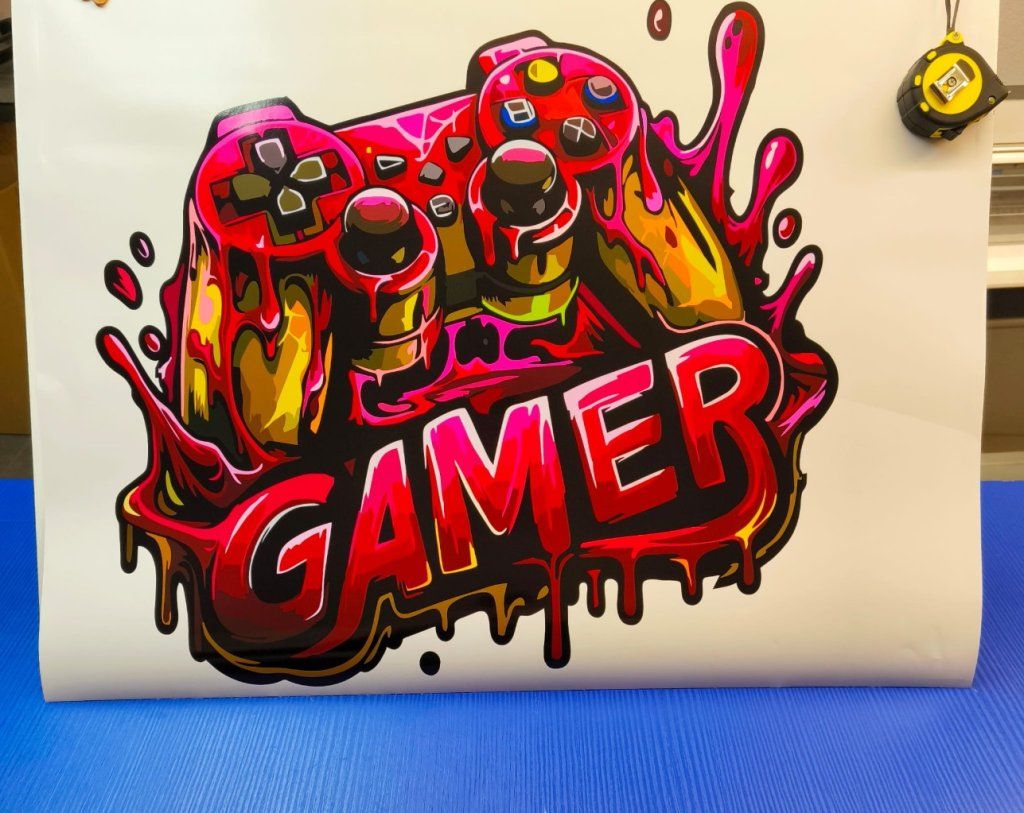 Sticker Gamer 60 cm
