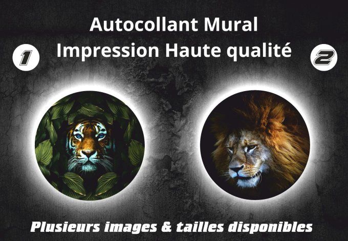 Autocollant Mural Animaux