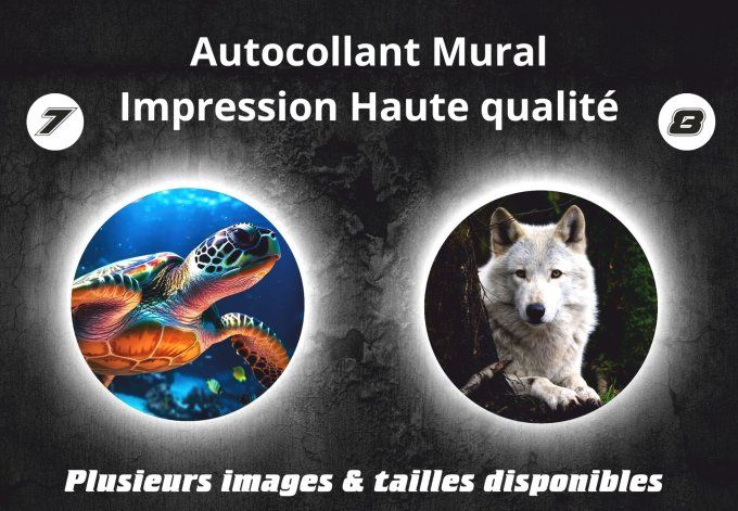 Autocollant Mural Animaux