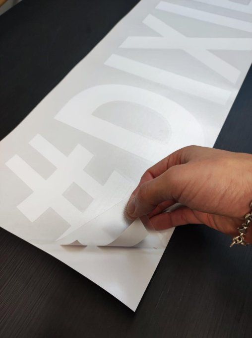 Sticker, Autocollant, adhésif vitre véhicule personnalisable