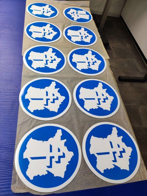 Autocollant magnétique personnalisé pour voiture – plaque aimantée avec votre logo ou texte
