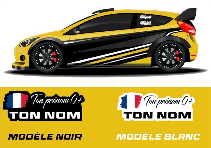 Stickers Autocollant FFSA Rallye France