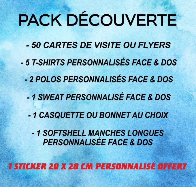 Pack Découverte