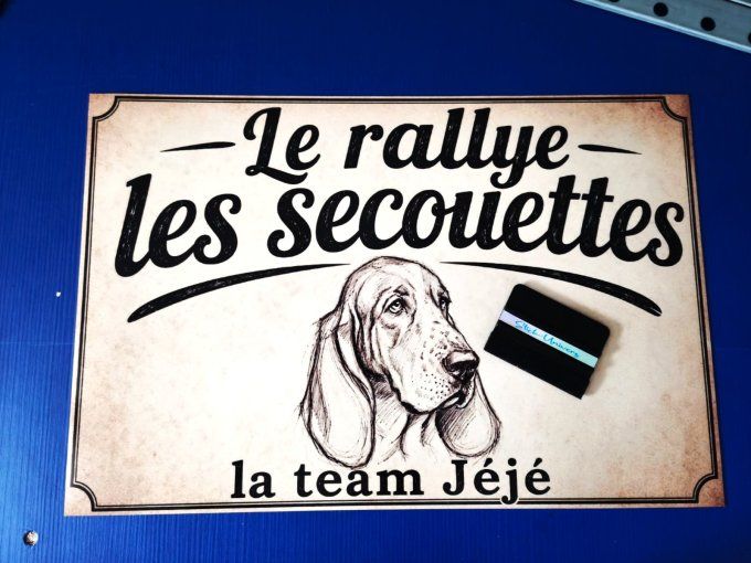 Autocollant magnétique personnalisé pour voiture – plaque aimantée avec votre logo ou texte