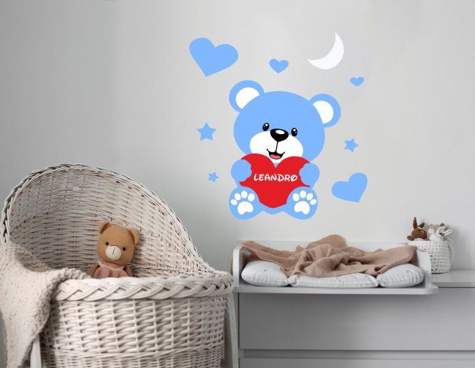 Sticker prénom personnalisable | Décoration chambre bébé