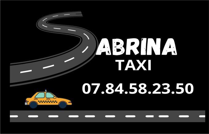 Autocollant Sticker Sabrina TAXI ( Réservé )