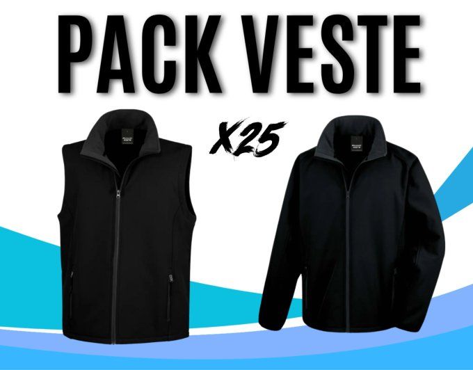 Pack Veste X25 Marquage inclus