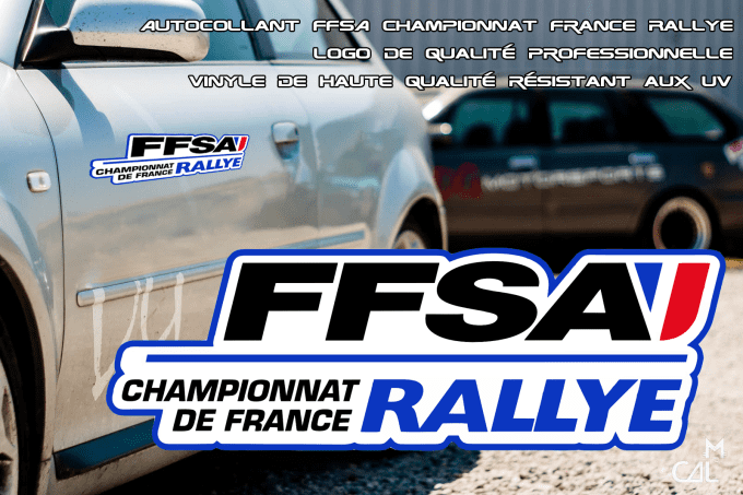 Stickers Autocollant FFSA Rallye France