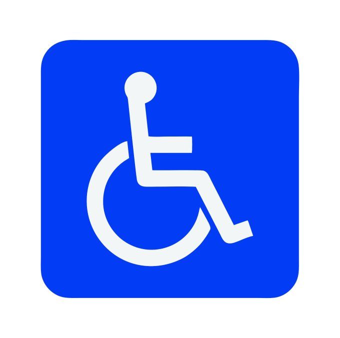 Autocollant - Personne à mobilité réduite