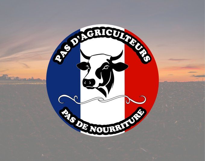 Lot Stickers Solidaires - Soutien aux Agriculteurs Français