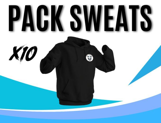 Pack Sweats X10 Marquage inclus