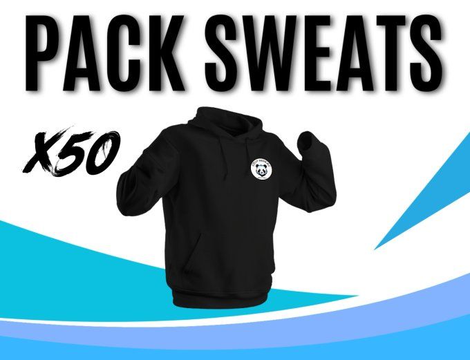 Pack Sweats X50 Marquage inclus