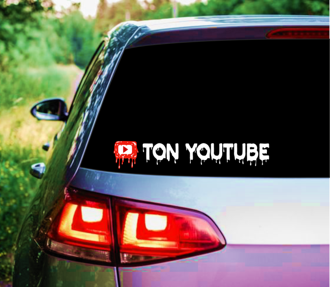 Stickers réseaux sociaux personnalisés – logo Instagram Facebook Pinterest YouTube